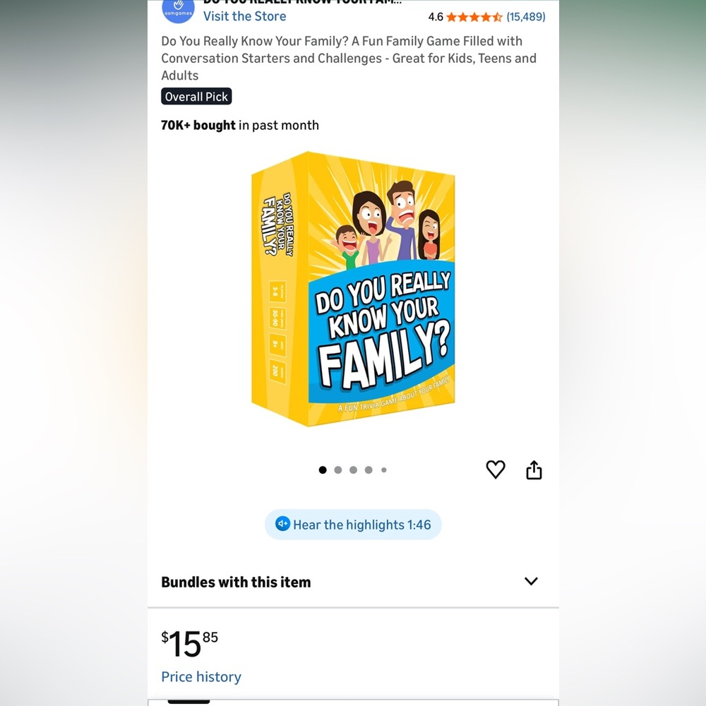 Do You Really Know Your Family? Game